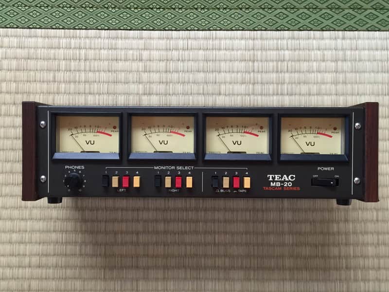 ☆ RARE ☆ TEAC MB-20 VU Meter Bridge TASCAM mixer accessory
