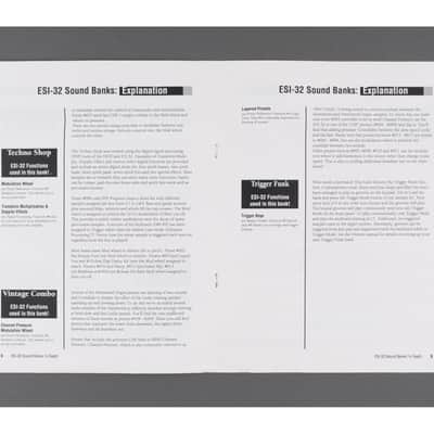E-mu ESI-32 Sound Banks: In Depth Pamphlet image 2
