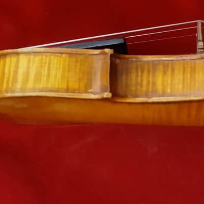 German Stradavarius Copy of 1737 4/4 Violin Antique Vintage Violin 1890-1920 - Medium Brown Varnish image 7