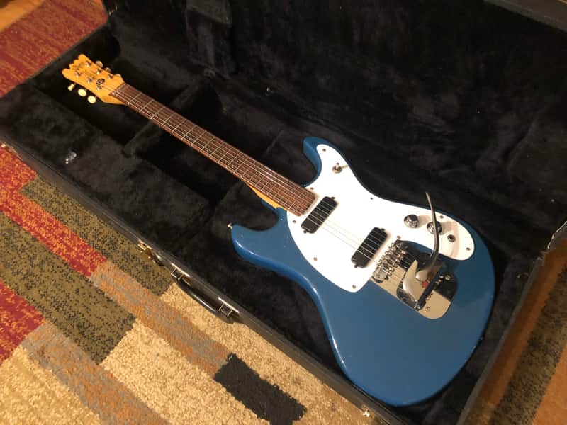 Vintage Mosrite Ventures ii Slab Body 1965 Blue EXTREMELY RARE Johnny Ramone HSC !!! image 1