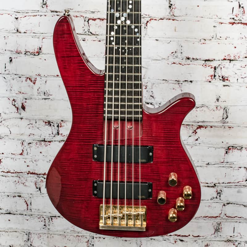 Yamaha - John Myung Signature Electric Bass, Trans Red - w/HSC - x7212 - USED image 1
