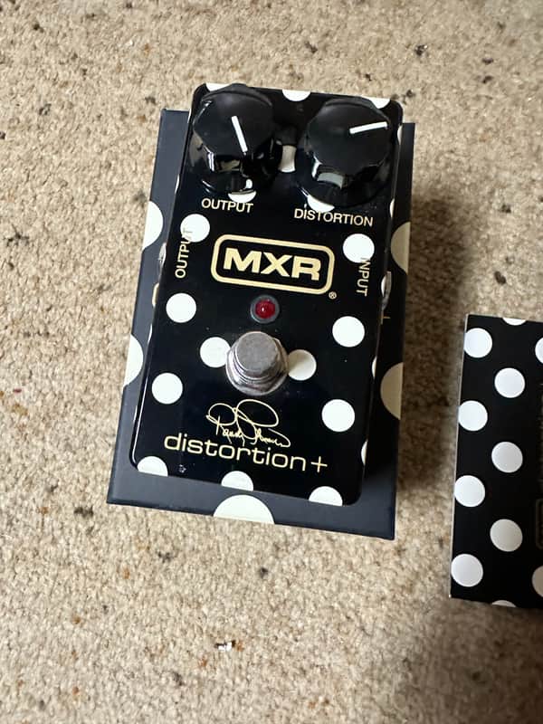 MXR RR104 Randy Rhoads Signature Special Edition Distortion + 2024 - Present - Black / White Polka Dots image 1