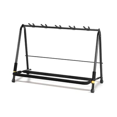 Hercules GS525B 5-Guitar Rack Stand Black image 1