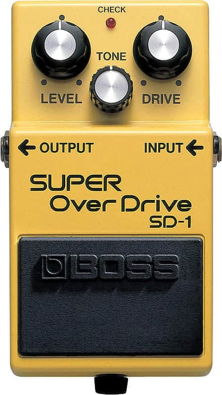 Mint Boss SD-1 Super Overdrive Guitar Effect Pedal image 1