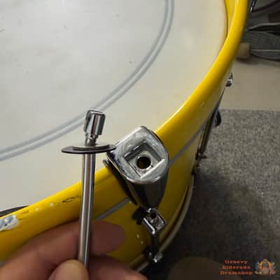 RARE! Sonor Designer Maple Light 20,10,12,14,15 + 14x4 Drum Kit - Yellow image 10