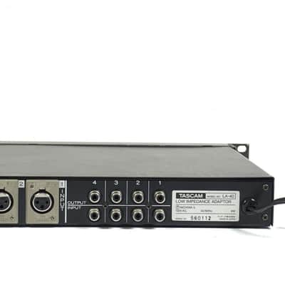 Tascam LA-40 Low Impedance Adapter Lo-Hi High-lo-4 Channel-Vintage Pro Rack TGHM image 8