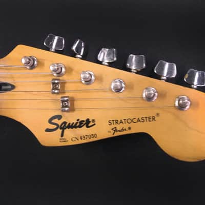 1994 Fender Korean Squier Stratocaster Standard Vintage White image 5
