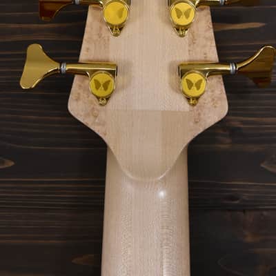 Fodera Imperial Elite 6 bass guitar 34" scale 2017 5A Quilted Maple image 9