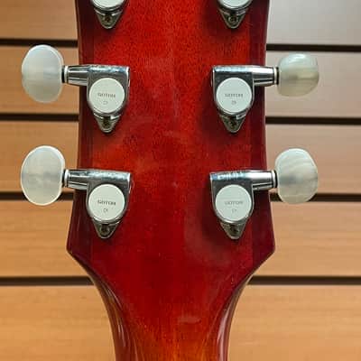 Burny RLC-75AF Ace Frehley in Cherry Sunburst 1996 w/Case MIJ image 17