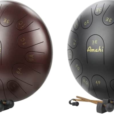 Amahi Steel Tongue Drum, 14" image 2