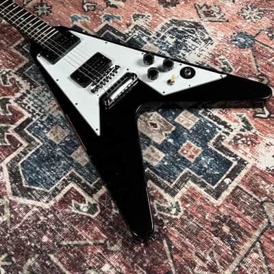 2021 Gibson Custom Shop Kirk Hammet 1979 Flying V Black Murphy Labs Electric Guitar W/ Original Hardshell Case & Candy! image 9