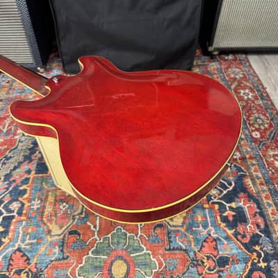 Yamaha SA700 Super Axe ES335 Style Semi Hollowbody Persimmon Red - 1983 image 16