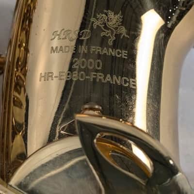 HRSD HRE980 FRANCE 2000 ALTO SAXOPHONE mid 15s - LACQUERED w/CASE 2015 - Lacquered image 4