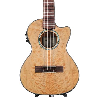 Lanikai Quilted Maple Natural Tenor A/E Ukulele (QM-NACET) image 1