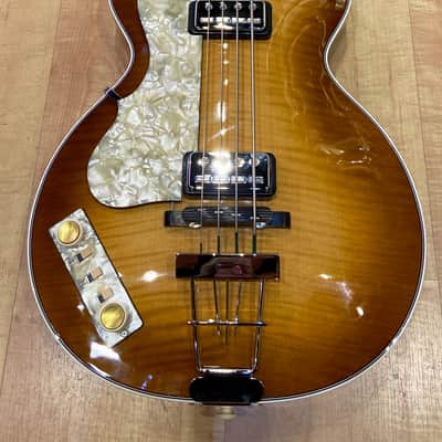 Hofner 500/2 Club Bass Lefty 2020 Sunburst image 8