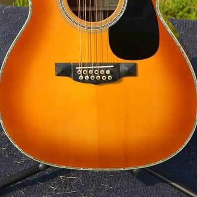 2007 Martin MC12-41 Richie Sambora Sunburst 12-string Madagascar Italian Alpine image 8