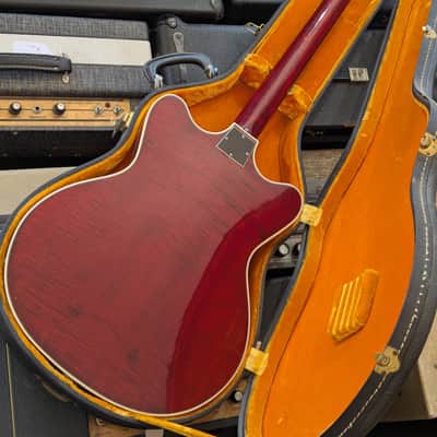 Ovation 1223-2 Typhoon III 1968/69 - Wine Red Fretless image 8
