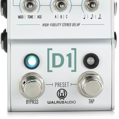 Walrus Audio Mako Series D1 High-fidelity Delay Pedal - Version 2 (D1DlyV2d3) image 1