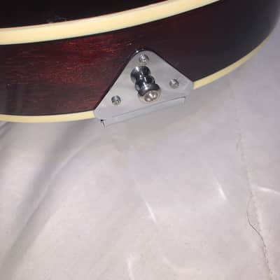 Oscar Schmidt Washburn OM-10 Mandolin and Superior Case Gigbag 2000s - Sunburst image 5