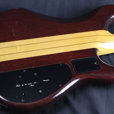 Ibanez Musician Bass 1981 Dark Stain Left Handed image 5