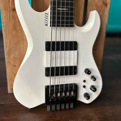 Kiesel Vader VB6 Headless Bartolini/Pope - White Matt image 3