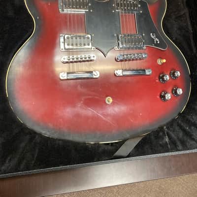 First Act Custom Shop Lola Double Neck Electric Guitar Owned by Brent Hinds of Mastodon image 2