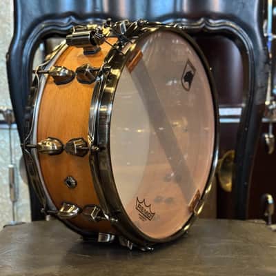 USED Mapex 6x14 Black Panther Heartbreaker Snare Drum in Natural image 6