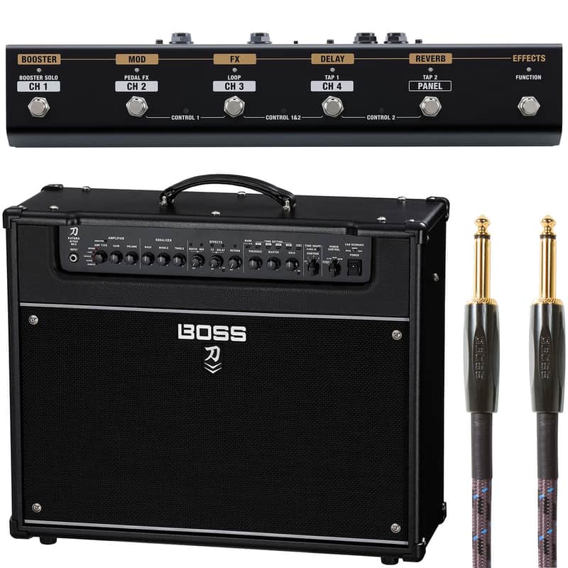 BOSS Katana Artist MkII 100-Watt 1x12" Guitar Combo Amp w/ Expanded Footswitch & Cable image 1