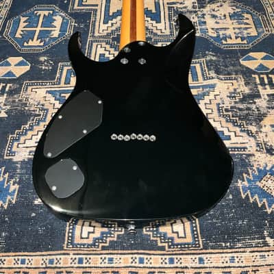 2000 Ibanez Japan 7 String Rare RG7421 Wizard Neck FujiGen Black image 4