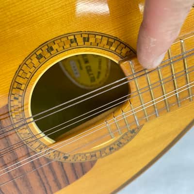 Vintage 1966 Suzuki Japan Neapolitan Bowl Back Model 223 Mandolin and Box image 9