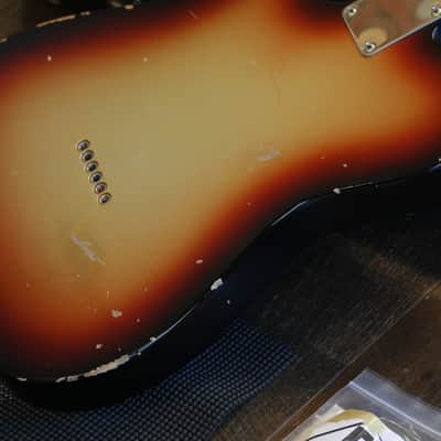 2022 LSL T-Bone One P90 Electric Guitar Metallic Sunburst + OHSC image 17