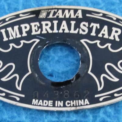 Tama IMPERIALSTAR Bass Drum BADGE LOGO EMBLEM image 4