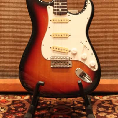 Vintage 1982 Squier by Fender JV Sunburst 62 RI Japan MIJ Stratocaster Guitar image 1