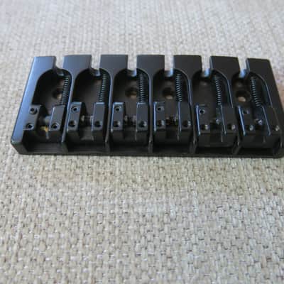 Hipshot A Style 6 String Brass Bridge .708" / 18mm Spacing image 5