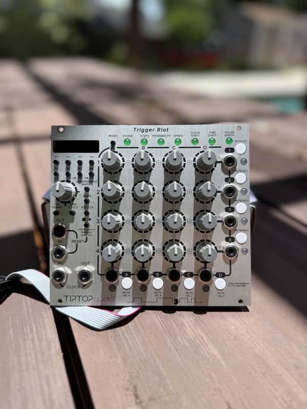 Tiptop Audio Trigger Riot Sequencer 2010s - Silver image 1