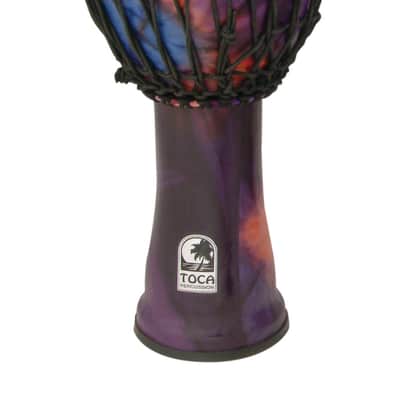 Toca Freestyle Rope-Tuned Djembe, 12" - Purple (SFDJ-12WP) image 2
