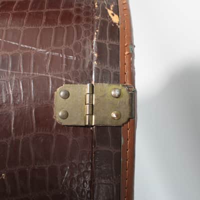 1950's/1960's Gibson LG-Style 'Alligator' Case Brown image 10