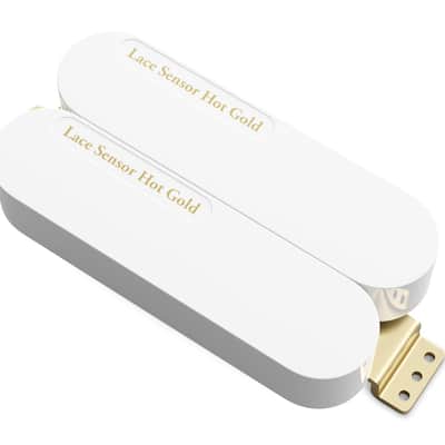 LACE Sensor Hot Gold Dually Humbucker (12k) - White image 3