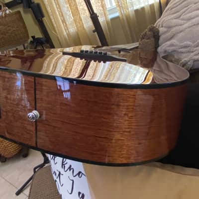 Sawtooth Mahogany Series Left-Handed 12-String Solid Mahogany Top Acoustic-Electric Dreadnought Guitar image 8