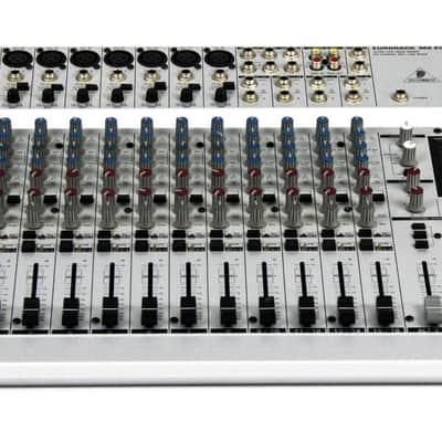 Behringer Eurorack MX2004A 20-Channel Mic / Line Mixer | Reverb