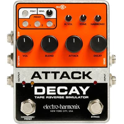 Electro-Harmonix ATTACK DECAY Tape Reverse Simulator Pedal image 1