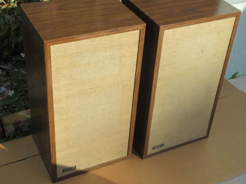 Vintage 1970s Large Advent Speakers Original Owner image 1