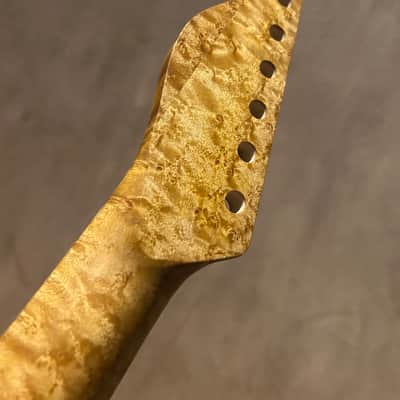 Mastergrade Birdseye Maple Tele Neck 1 Fits Fender & Warmoth image 7