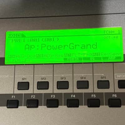 Yamaha Motif 6 Production Synthesizer 2000s - Gray image 3