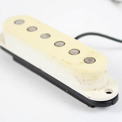 1980s DiMarzio for Fender Stratocaster Single-Coil White/Cream Pickup USA image 3