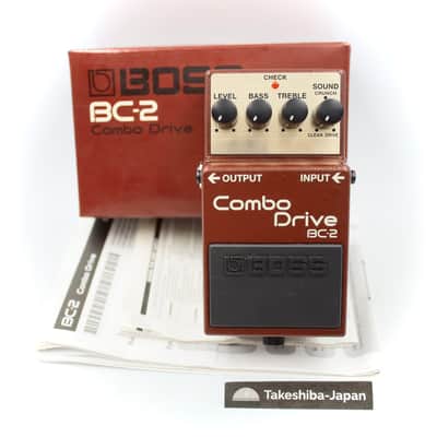 Boss BC-2 Combo Drive With Original Box Distortion Guitar Effect Pedal Z9A0870