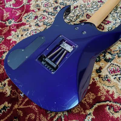 1999 Ibanez Japan PGM30 Paul Gilbert Signature Model (Jewel Blue) w/ Reverse Headstock, Lo-TRS II Tremolo, MIJ image 13