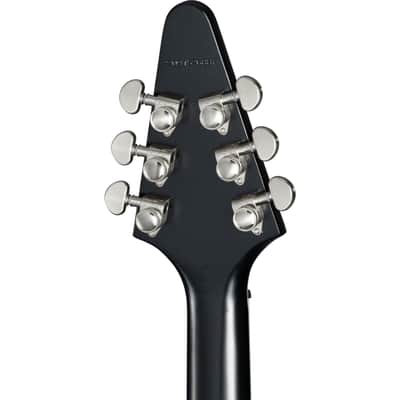 Epiphone Flying V Prophecy Electric Guitar - Aged Jet Black Metallic image 5