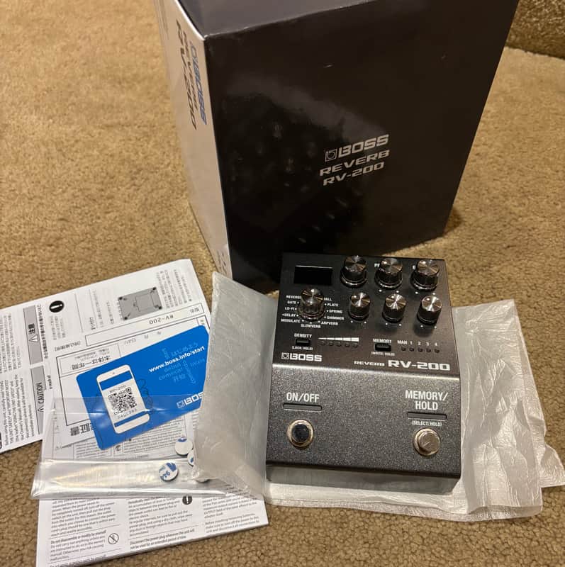 Boss RV-200 Reverb 2023 - Present - Black image 1