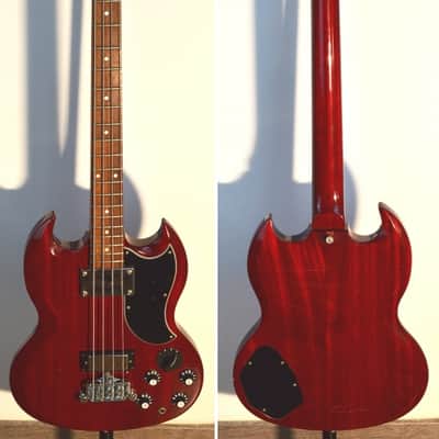 Orville SG Bass EB-3 1998 Heritage Cherry image 2
